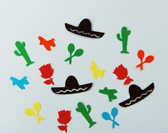 Mexican Fiesta Confetti, Fiesta Confetti, Fiesta Table Decoration, Fiesta Decor, Custom Parties by PartyAtYourDoor on Etsy