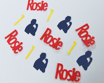 Rosie the Riveter Confetti, Rosie the Riveter Birthday, Rosie the Riveter Party Decor, Girl Power, Custom Parties by PartyAtYourDoor on Etsy