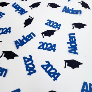 Graduation Confetti, Graduation Party Decor, Graduation Decorations, Class of 2024, Custom Parties by PartyAtYourDoor on Etsy image 3