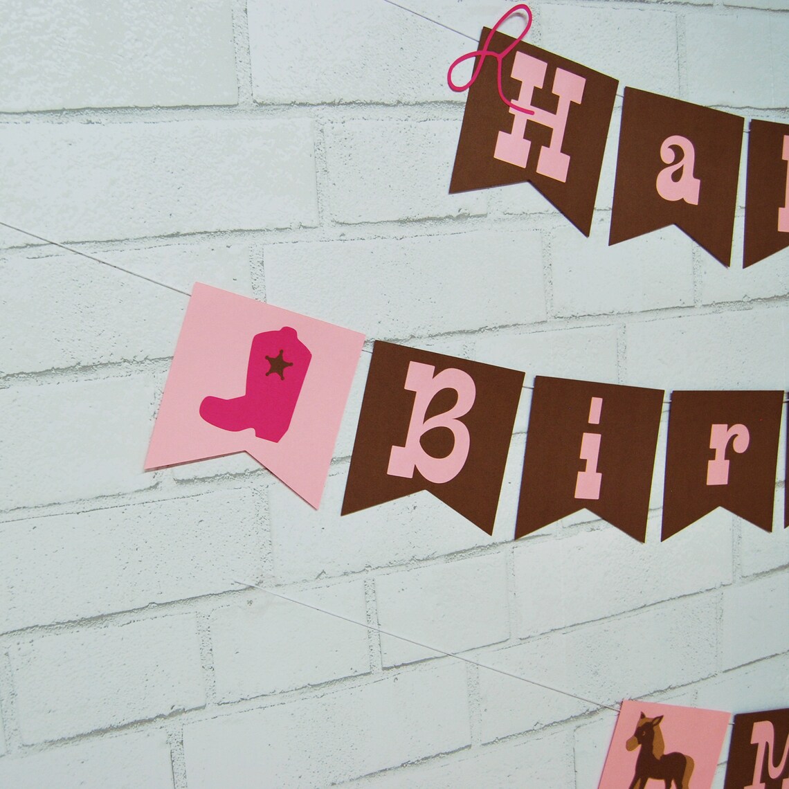 Cowgirl Birthday Banner Cowgirl Party Decor Rodeo Birthday - Etsy