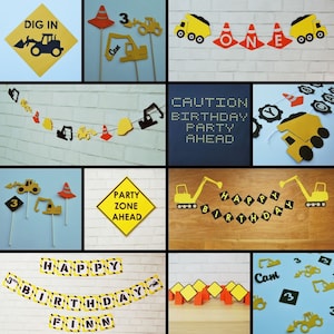 Construction Confetti, Bulldozer Confetti, Truck Confetti, Construction Party, Truck Table Decor, Custom Parties by PartyAtYourDoor on Etsy image 5