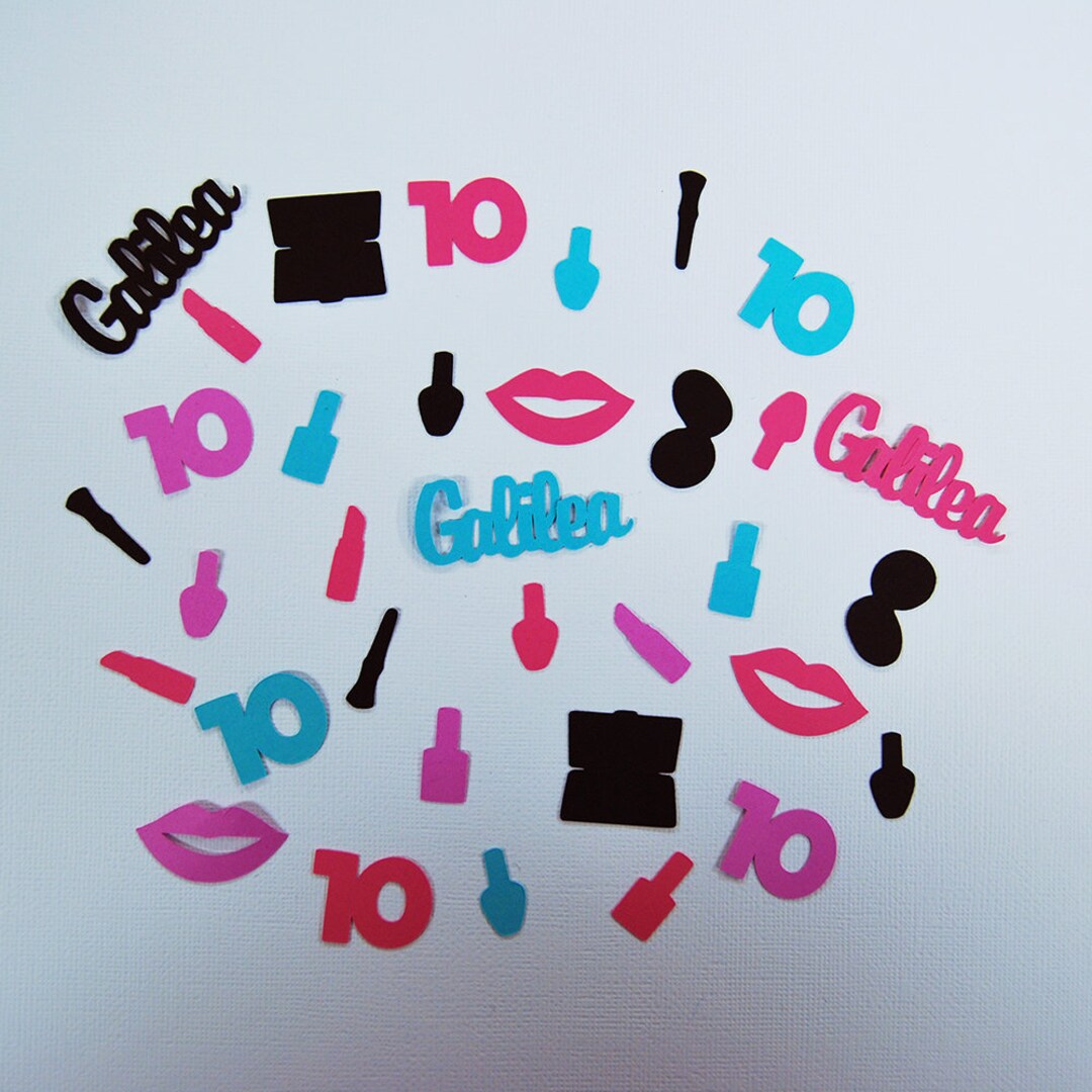 Cosmetic Confetti, Makeup Confetti, Lipstick Confetti, Nail Polish