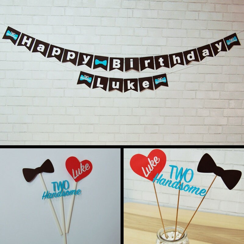 Two Handsome Centerpiece Bow Tie Centerpiece Two Handsome Etsy