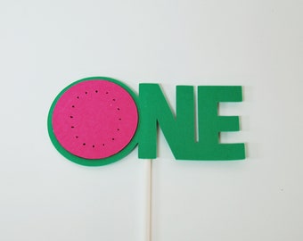 One In A Melon Smash Cake Topper, One In A Melon Birthday, One In A Melon First Birthday, Custom Parties by PartyAtYourDoor on Etsy