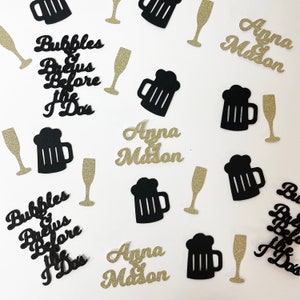 Bläschen vor dem I Do&#39;s Konfetti, Bläschen vor dem I Do&#39;s, Verlobungsfeier by PartyAtYourDoor auf Etsy