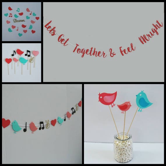 Three Little Birds Reggae Garland Three Little Birds Reggae Garland