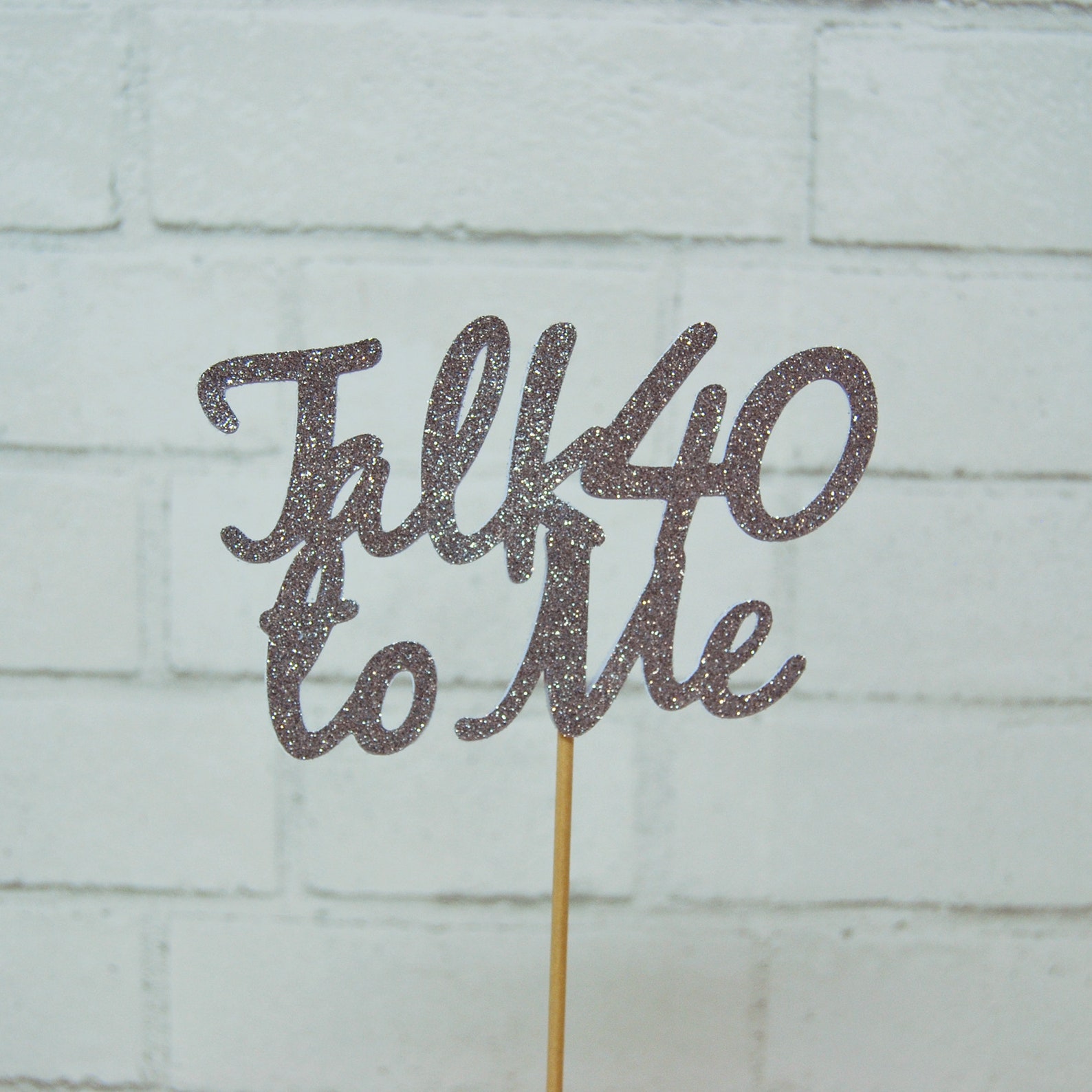 Talk 40 to Me Centerpiece Talk 40 to Me 40th Birthday Decor - Etsy