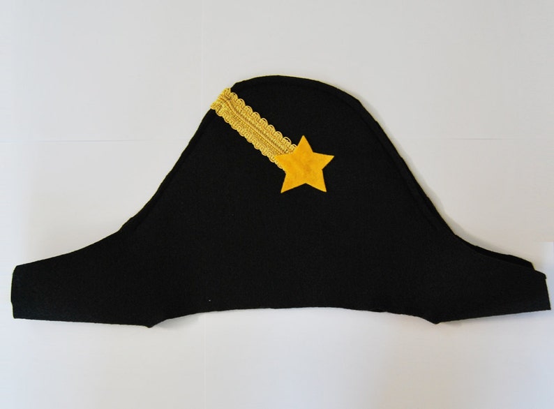 Colonial Hat 18th Century Costume Hamilton Inspired Party Hats Custom Parties by PartyAtYourDoor on Etsy Naval Cocked Hat Felt Hat