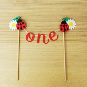 Ladybug Cake Topper, Ladybug Birthday, Ladybug Table Decor, Ladybug Party Decor, Custom Parties by PartyAtYourDoor on Etsy