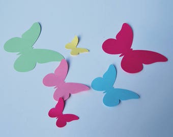 Butterfly Wall Decoration, Butterfly Cutouts, Butterfly Party Decor, Butterfly Birthday, Custom Parties by PartyAtYourDoor on Etsy