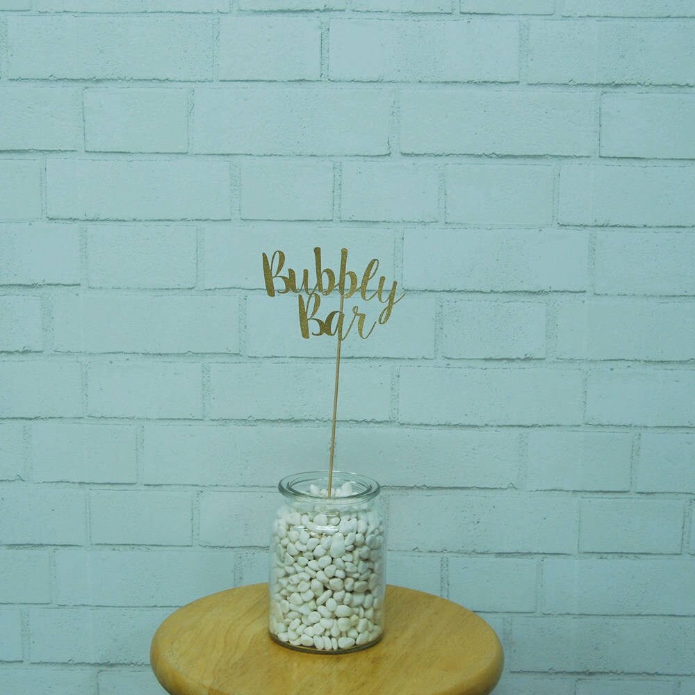 Bubbly Bar Centerpiece Bubbly Bar Decoration Cocktail Party Centerpiece Brunch Centerpiece Custom Parties by PartyAtYourDoor