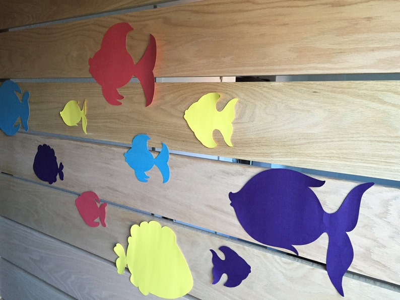 Fish Decoration Under the Sea Wall Decor Under the Sea Party Etsy