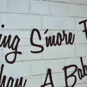 Nothing S'more Fun Than A Baby Banner, S'more Baby Shower Banner, Camp Themed Baby Shower, Custom Parties by PartyAtYourDoor on Etsy image 3