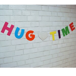 Hug Time Banner, Hug Time Birthday Banner, Trolls Hug Time Banner ...