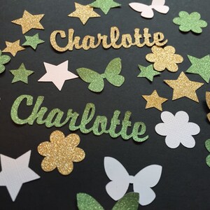Fairy Confetti, Fairy Birthday Party, Woodland Fairy Birthday Party, Woodland Fairy, Fairy, Party, Custom Parties by PartyAtYourDoor image 2