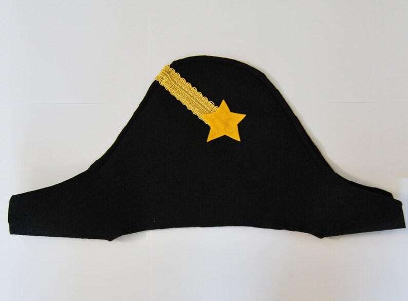 Colonial Hat 18th Century Costume Hamilton Inspired Party Hats Custom Parties by PartyAtYourDoor on Etsy Naval Cocked Hat Felt Hat