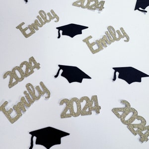 Graduation Confetti, Graduation Party Decor, Graduation Decorations, Class of 2024, Custom Parties by PartyAtYourDoor on Etsy image 2