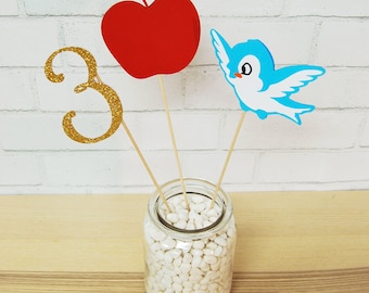 Apple of Our Eye Centerpiece, Apple of Our Eye, Apple and Bluebird Centerpiece, Apple Birthday, Custom Parties by PartyAtYourDoor on Etsy