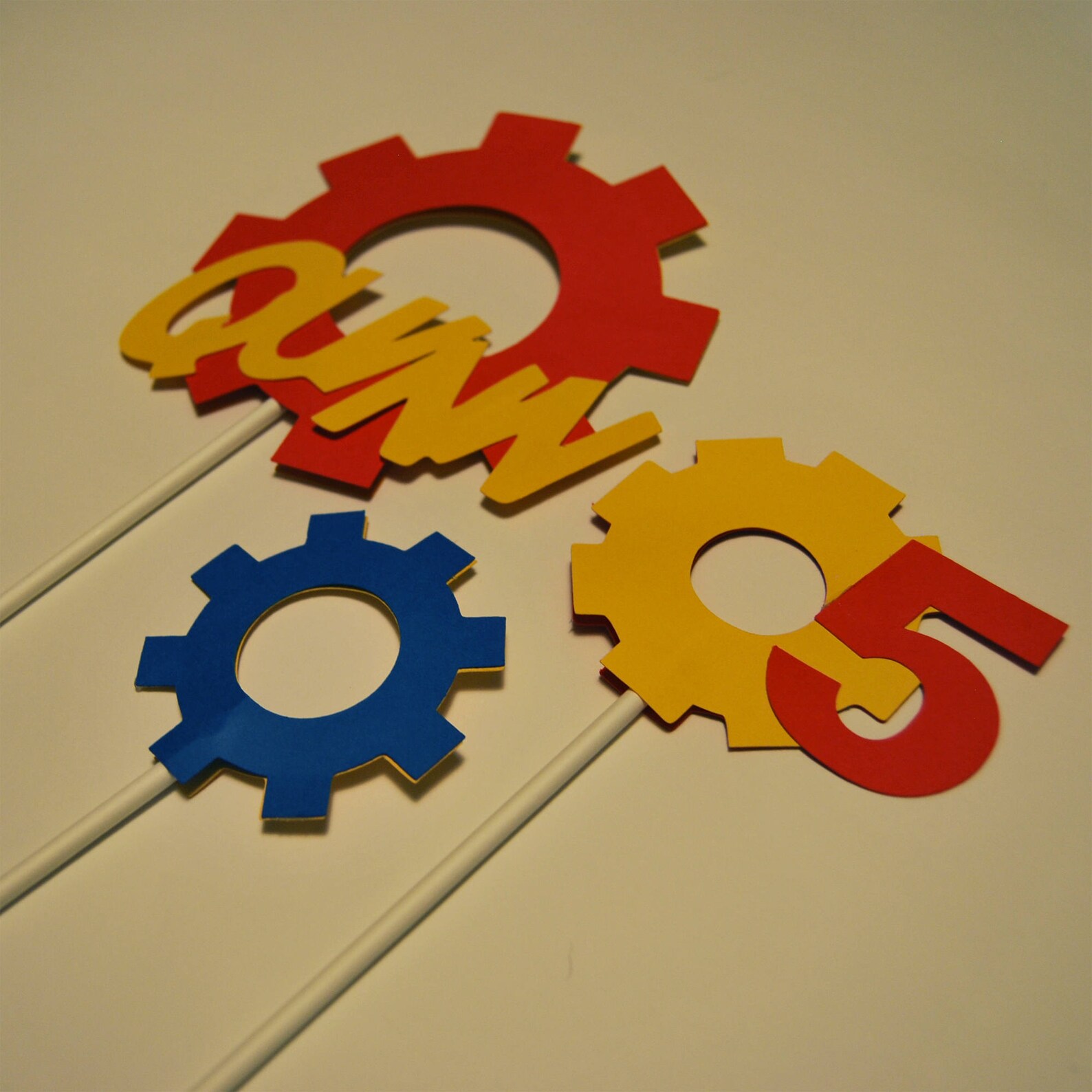 Gear Centerpiece Robot Party Centerpiece Robot Birthday Etsy