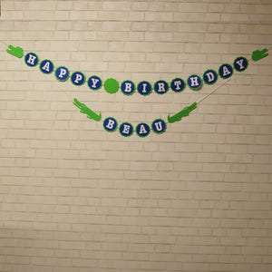 Alligator Birthday Banner, Alligator Banner, Alligator Birthday Decor, Alligator Party Banner, Custom Parties by PartyAtYourDoor on Etsy