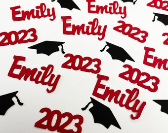 Graduation Confetti, Graduation Party Decor, Graduation Decorations, Class of 2023, Custom Parties by PartyAtYourDoor on Etsy
