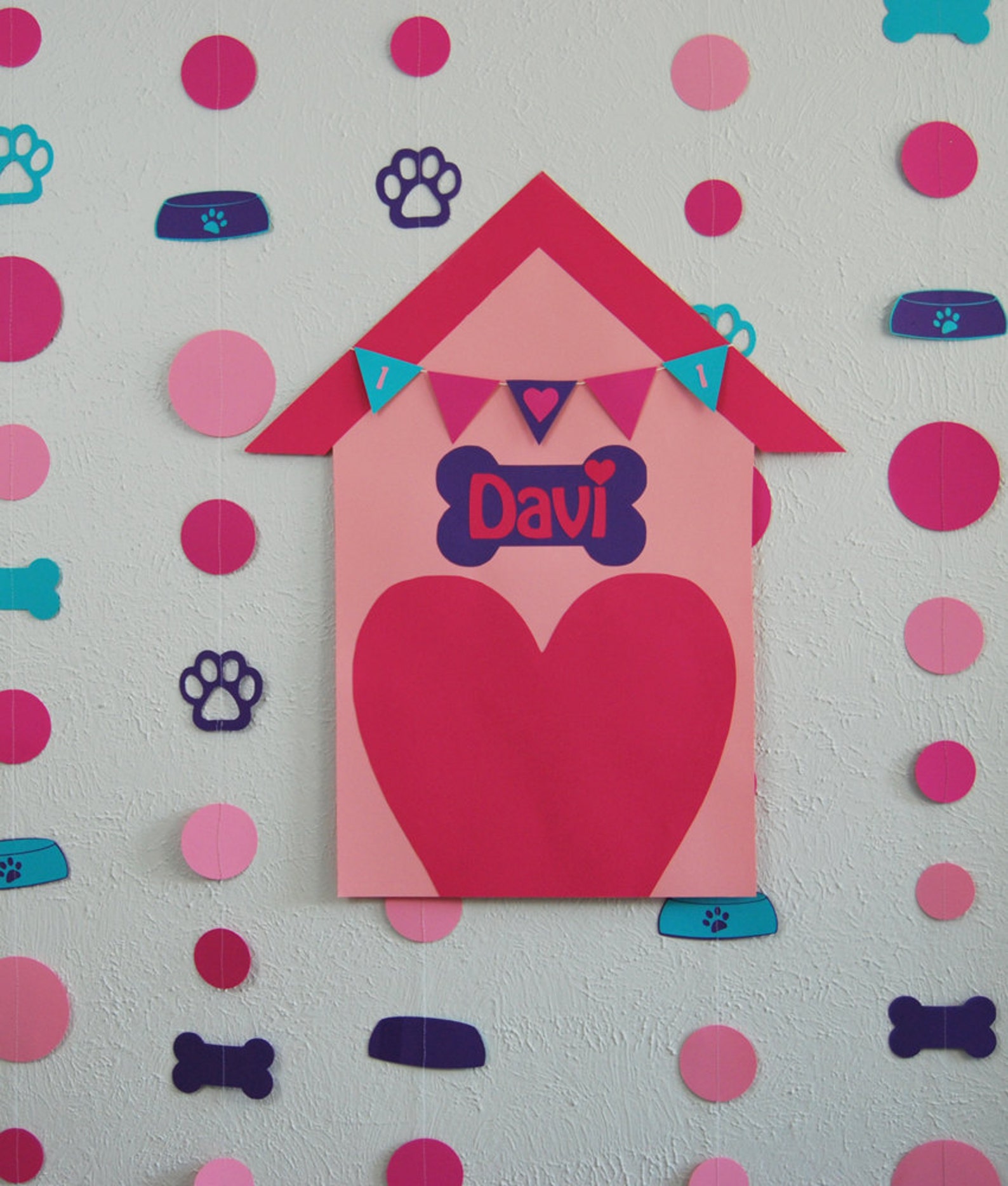 Dog House Sign Custom Dog House Dog Birthday Puppy Etsy