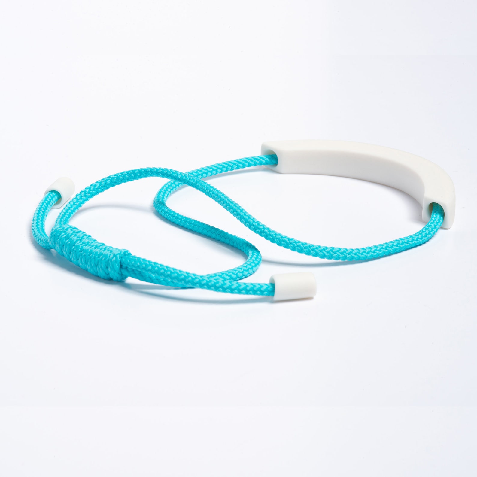 Turquoise Ceramic Adjustable Knot Necklace Etsy UK