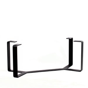 V Frame Base For Coffee Table/Made in USA/Night Stand/Textured Satin Black Powdercoat/Hand Fabricated To Order/2.5 x 3/8 Flat Steel.