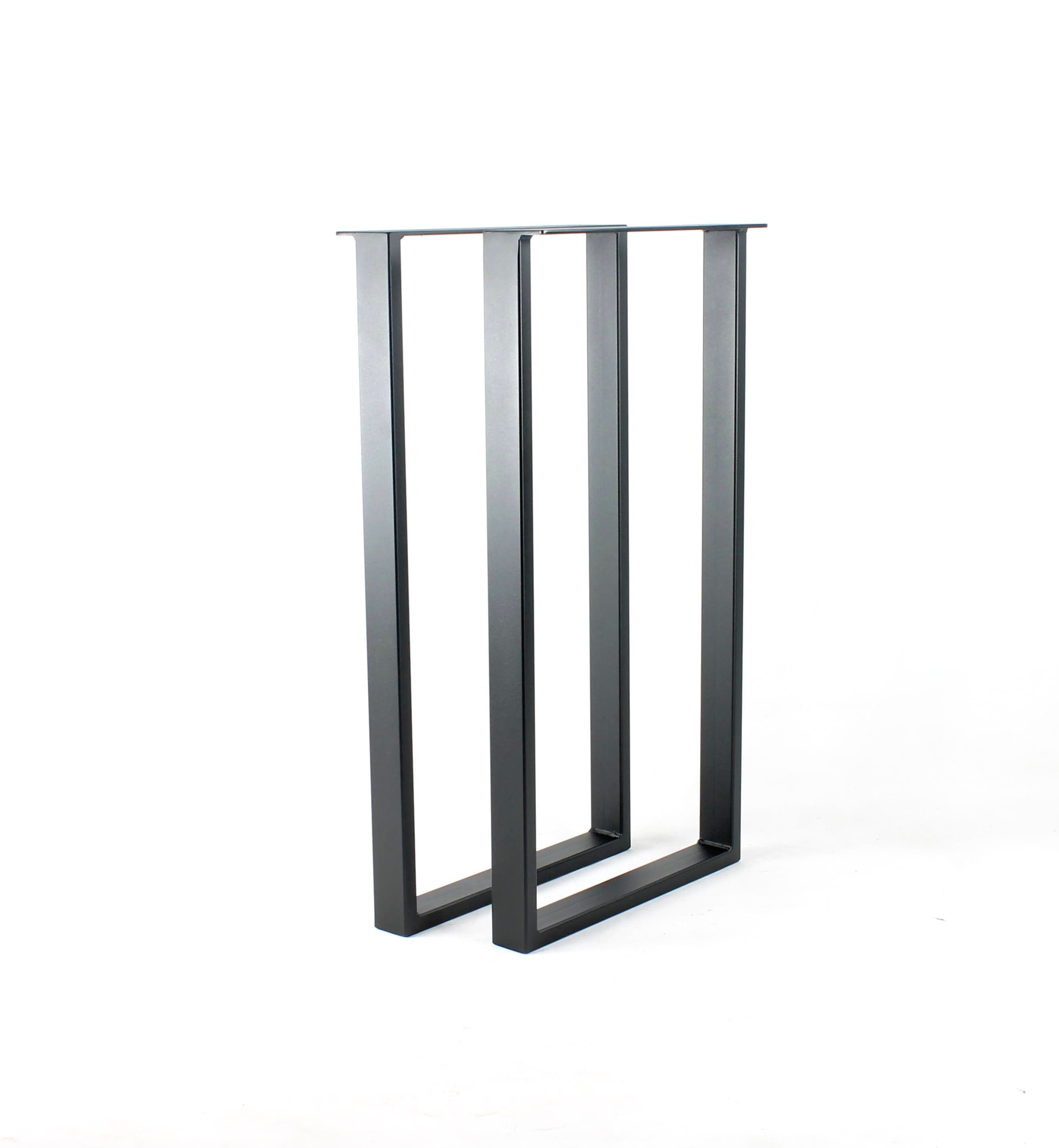 Steel Tubing Bar Legs/kitchen Bar Legs/black Powdercoat Etsy