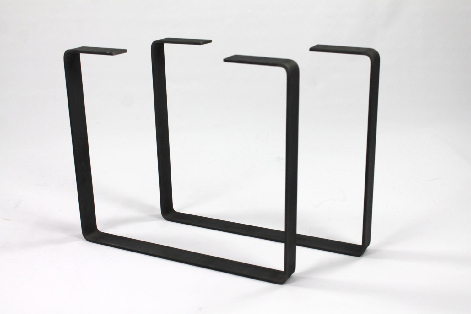 Set of 2 Steel Legs Coffee Table Legs Industrial Table Legs Etsy