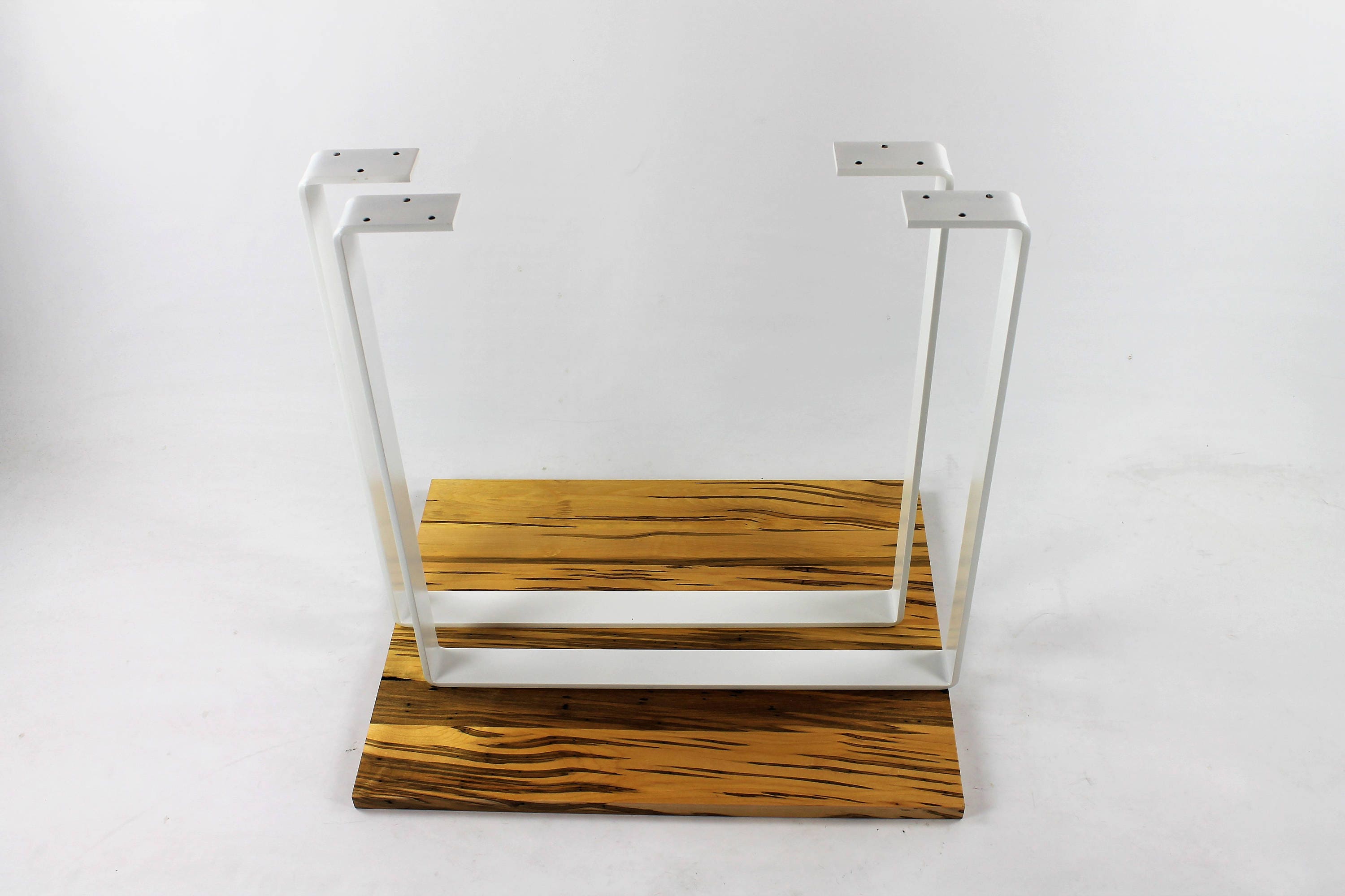 Modern White Dining Table Legs/Desk Legs/SemiGloss Powdercoat Etsy