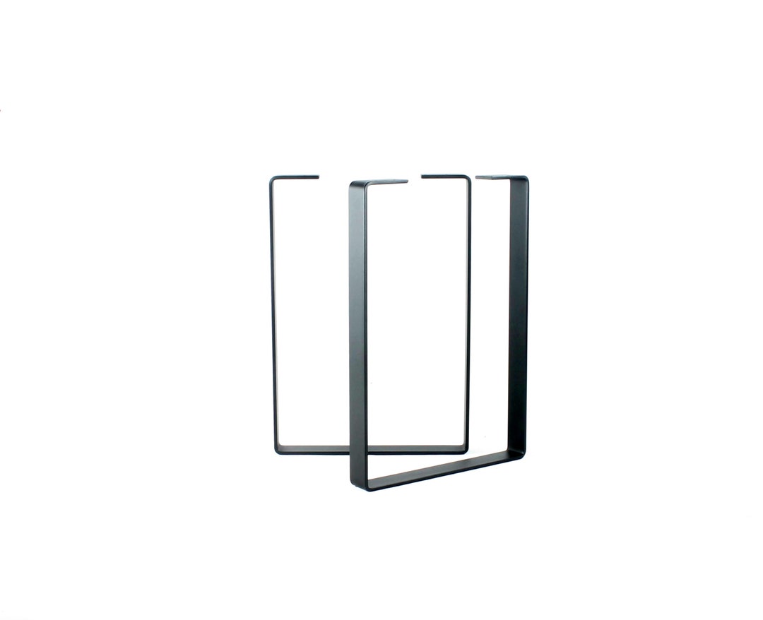 Black Steel Desk Legs/metal Office Desk Legs/black Powdercoat Finish