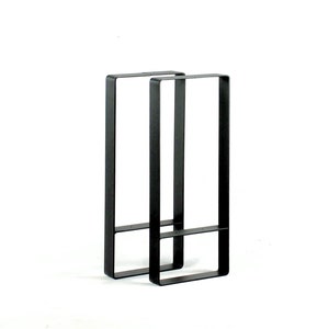 Set of 2  Heavy Duty Sofa Table Legs With Shelf Bracket/Made In USA/ Console Table Legs/Entry Table Legs/End Table Legs/Powdercoat Finish