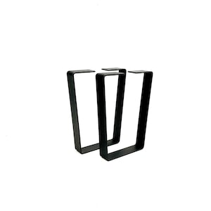 Metal Bench Leg for Wood Top/Steel Mud Room Bench Legs/Furniture Legs/Table Legs/Live Edge Slab Legs/Legs For Wood Bench/Black Bench Legs