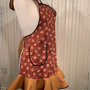 Womens Full Retro Style Kitchen Apron Handmade Cotton - Etsy