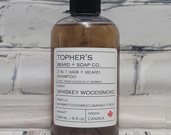 Whiskey & Woodsmoke - 2 in 1 Beard Wash and Conditioner