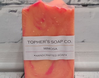 Mimosa | Handcrafted Natural Cold Process Soap Bar | Moisturizing | Palm Free