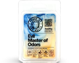 Patchouli Scented Wax Melts | Evil Master of Odors by House of Wax Melts | 3oz 85g | Handmade in Indiana