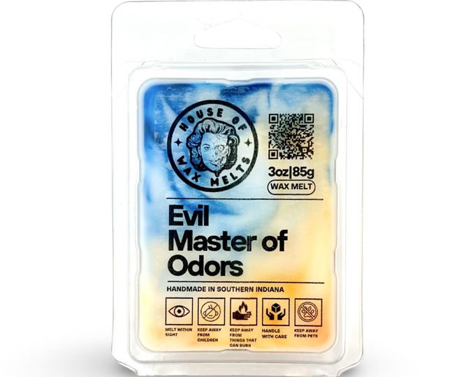 Patchouli Scented Wax Melts | Evil Master of Odors by House of Wax Melts | 3oz 85g | Handmade in Indiana