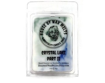 Watery Fresh Ozone Scented Horror Themed Wax Melts - Crystal Lake Part 2 by House of Wax Melts - For use in warmer