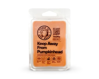 Pumpkin Spice Scented Horror Themed Wax Melts - Keep Away From Pumpkinhead by House of Wax Melts - Halloween Wax Melts