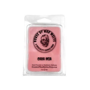 HORROR WAX MELTS - Cara Mia Scented - Smells like Rose, Sugar, and Vanilla