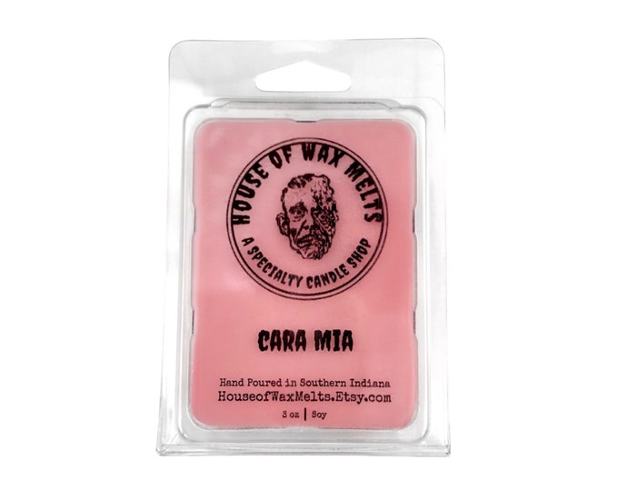 HORROR WAX MELTS - Cara Mia Scented - Smells like Rose, Sugar, and Vanilla