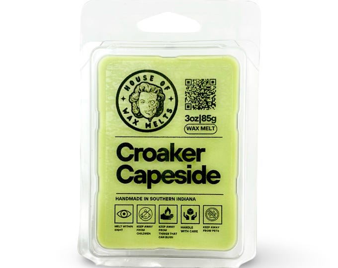 Fruity Ocean Breeze "Croaker Capeside" Scented Wax Melts by House of Wax Melts
