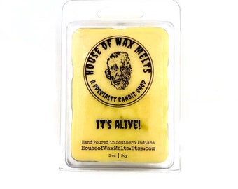 Electric Rain, "It’s Alive!" Scented Wax Melts, Airy, Watery, Warm Amber