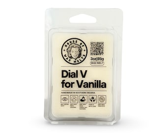 Vanilla, Tonka Bean & Jasmine Scented Wax Melts | Dial V for Vanilla by House of Wax Melts