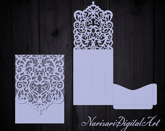 Pocket Envelope Svg Etsy