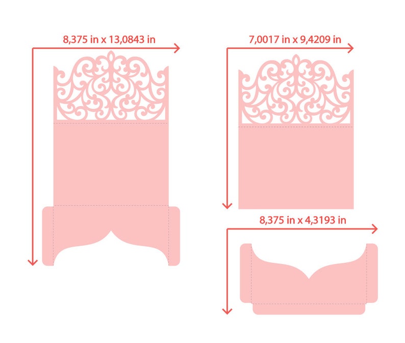 25 pcslace creux Découpe Laser Mariage Invitations poche carte enveloppe Lin