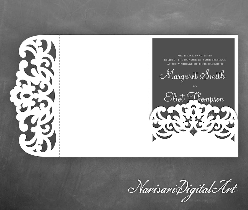 Free Free 302 Tri Fold Template Free Wedding Invitation Svg Files For Cricut SVG PNG EPS DXF File