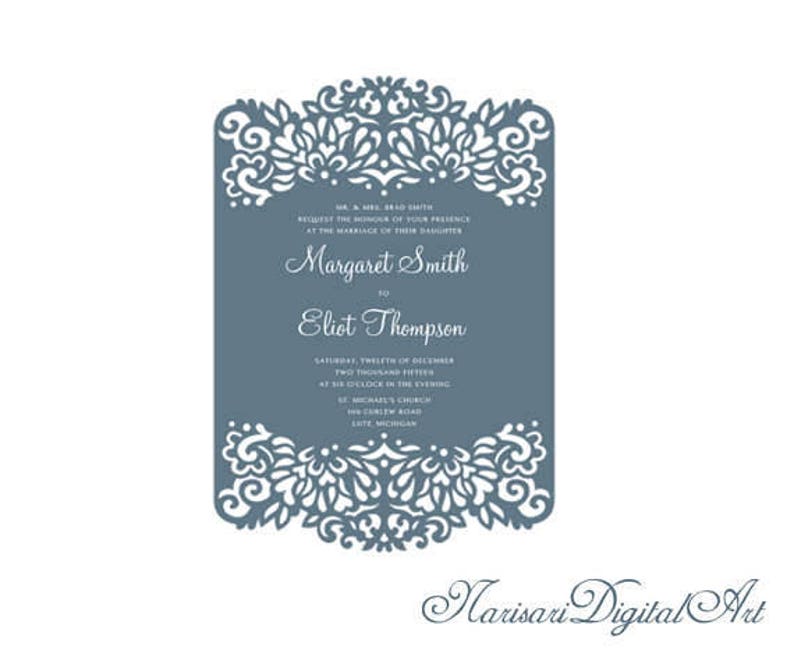 Download Set Svg Files Cricut Laser Cut Wedding Invitation Templates Silhouette Cameo Gate Fold Card Envelope Belly Band Rsvp Place Card Invitation Kits Paper Party Supplies Vadel Com